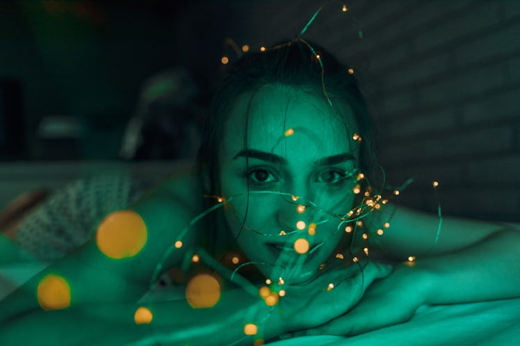 Tangled in fairy lights