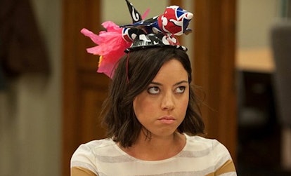 Aubrey Plaza starred as April Ludgate in 'Parks and Recreation.'