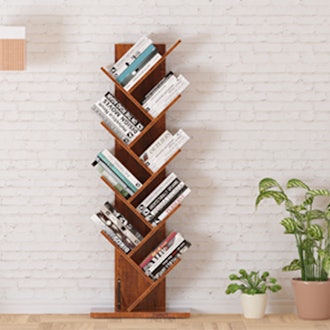Homfa 9-Shelf Book Rack