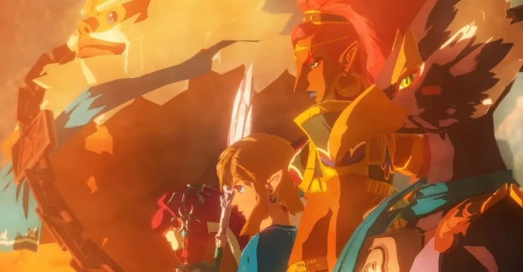 Age of Calamity Zelda Link Hero Line up