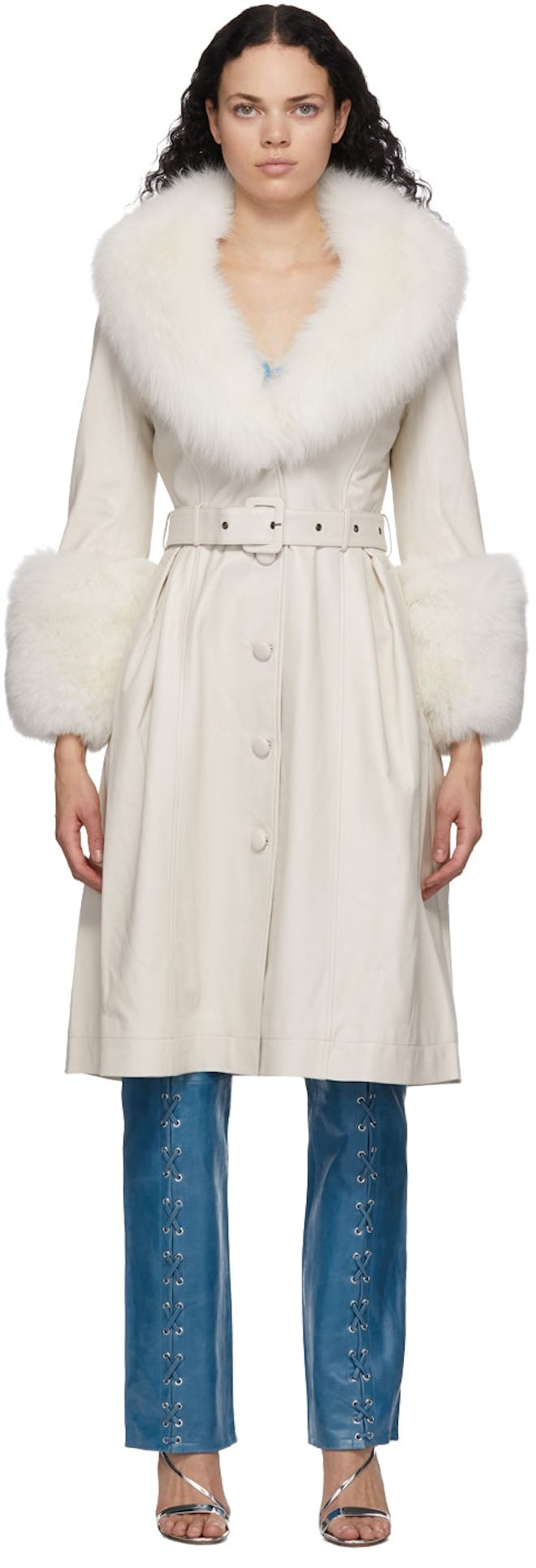 White Fur Foxy Coat