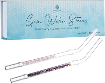 Ayana Wellness Gem Water Straws (2-Pack)