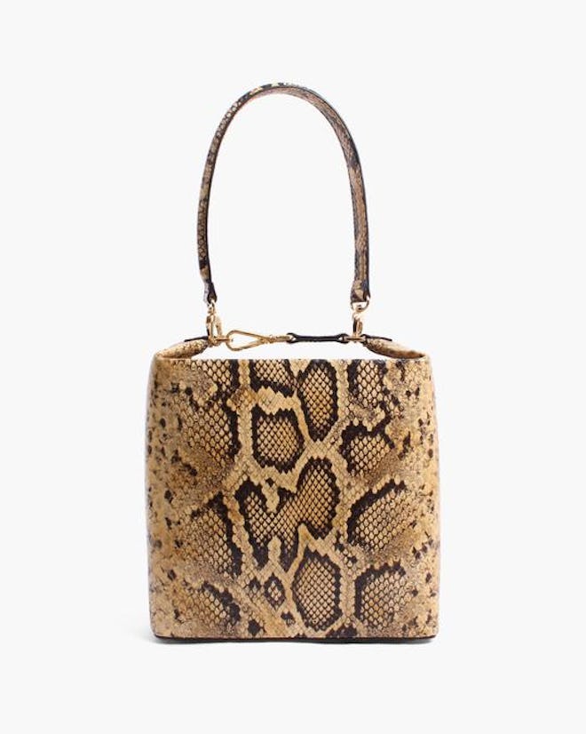 Lucie Bag Leather Print Snake