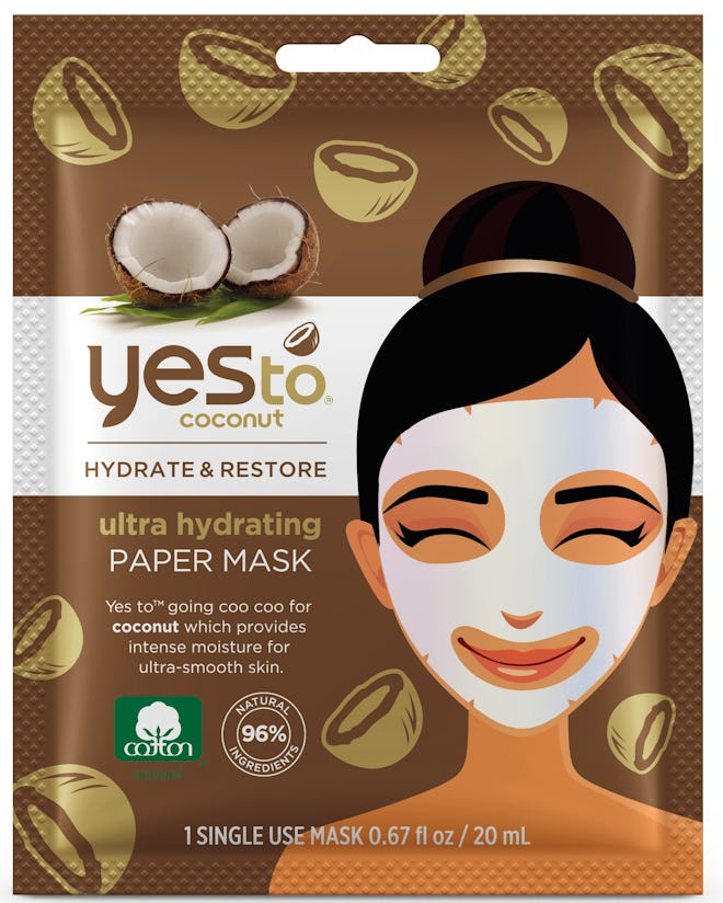 Yes To Coconut Ultra Hydrating Moisturizing Mud Mask, Single Use Face Mask