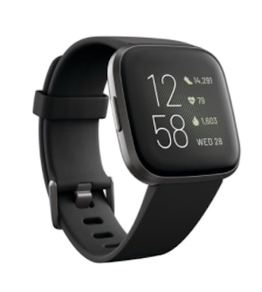 Fitbit Versa 2 Smartwatch — Black/Carbon