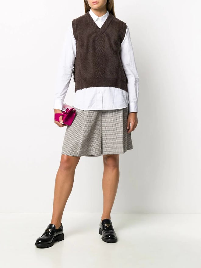 Wool Mix Sweater Vest