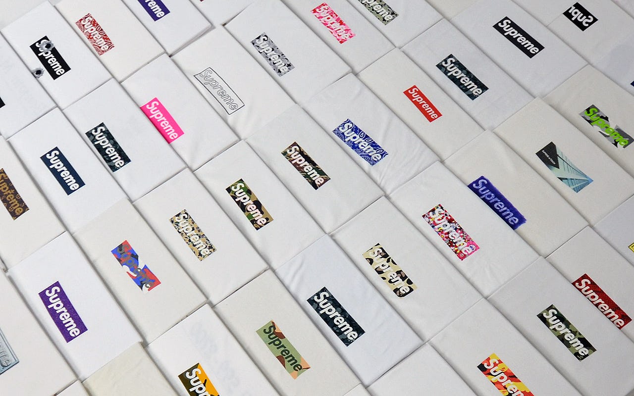 How a 21 year old collected every Supreme Box Logo T shirt ever made