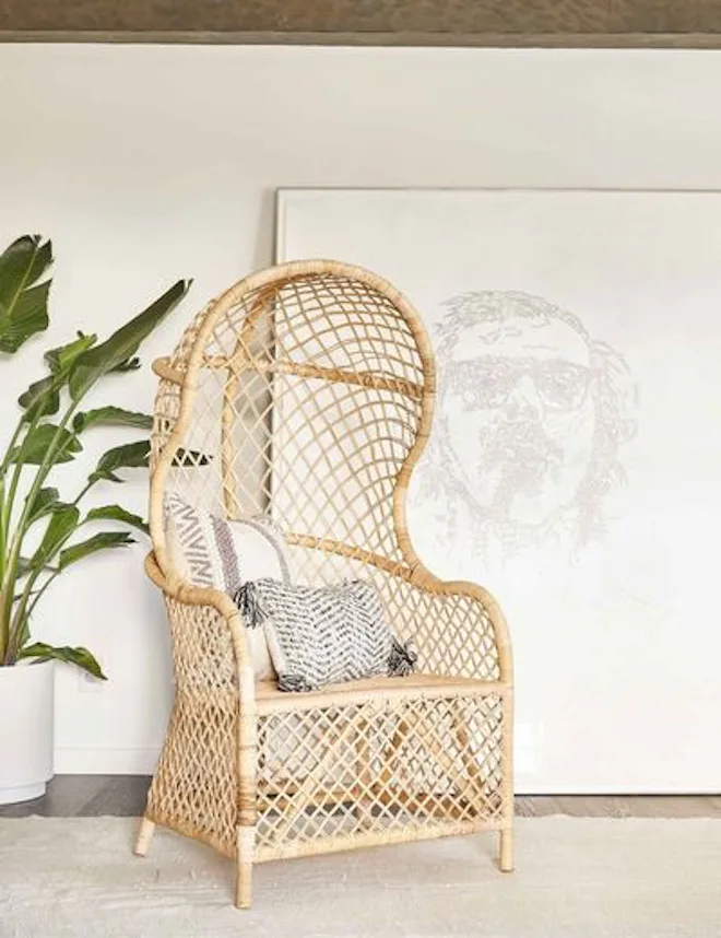 How To Decorate With Rattan In The Winter, Because This Trend Isn't ...