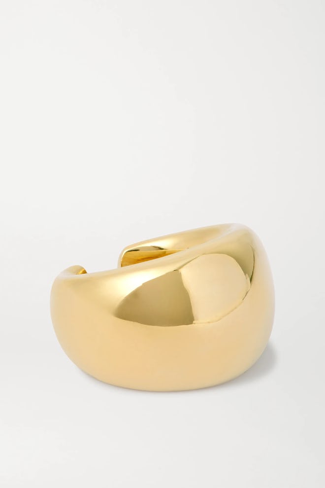 New Cylinder gold-plated ring