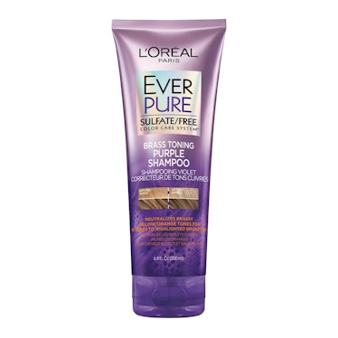 L'Oreal Paris Hair Care EverPure Sulfate Free Brass Toning Purple Shampoo 