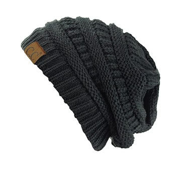 C.C. Trend Cable-Knit Beanie 