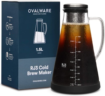 Ovalware Airtight Cold Brew Iced Coffee Maker