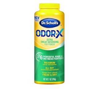 Dr. Scholl's Odor-X Sweat Absorbing Foot Powder, 7 Oz.