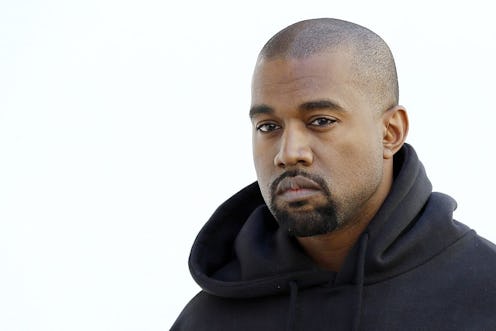 Kanye West in a black hoodie who has abandoned his 2020 Presidential Dreams