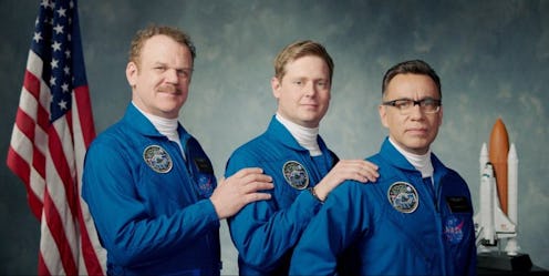 John C. Reilly, Tim Heidecker, and Fred Armisen in Showtime's 'Moonbase 8.'