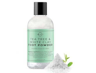 O Naturals Tea Tree Oil Kaolin Clay Foot Powder, 3.6 Oz.
