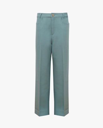 Elliot Trousers Poly Suiting Grey Blue
