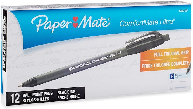 Paper Mate ComfortMate Ballpoint Pens (12-Pack)