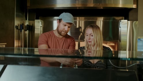 India Oxenberg and fiance Patrick in 'Seduced,' via Starz press site.
