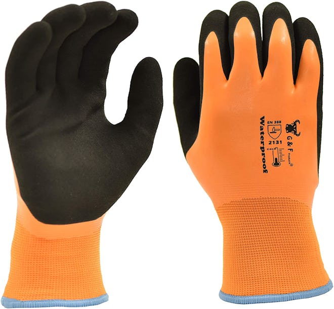 G & F Products 100% Waterproof Winter Gloves