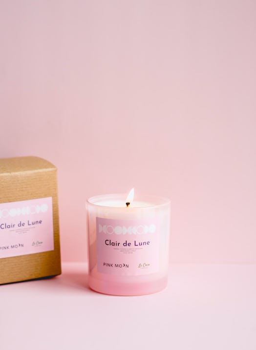 Pink Moon's candle has a wax that can double as body oil.