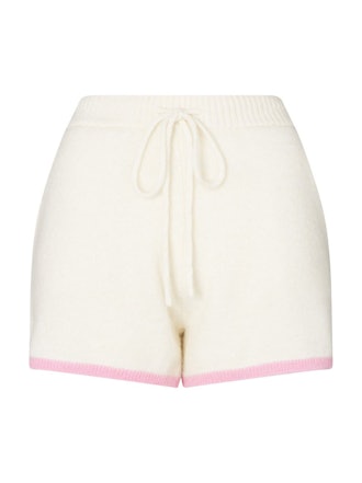 Harriet Ivory Alpaca Blend Shorts