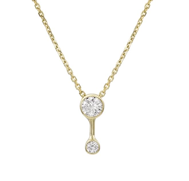 Duo Diamond Necklace