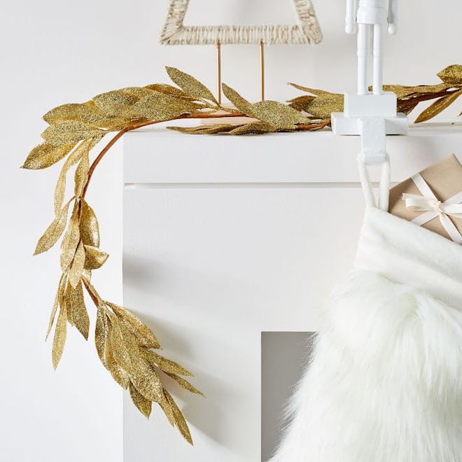 Kraft & Glitter Garland - Leaf