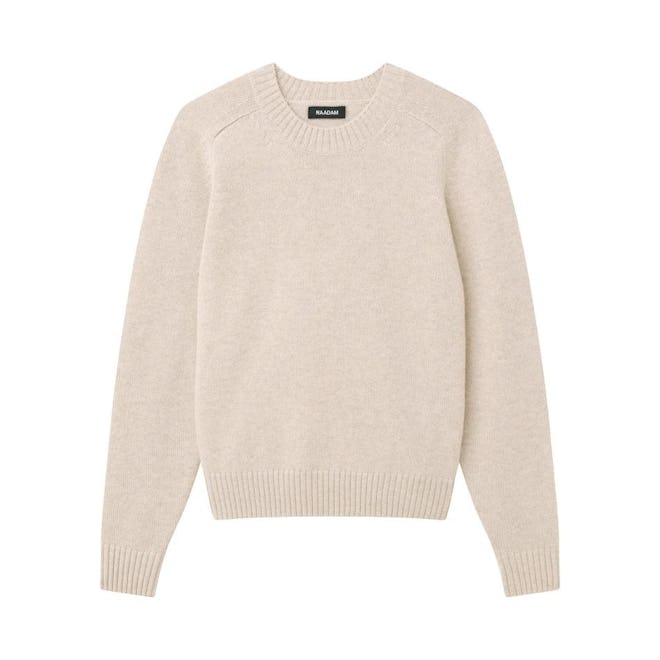 Recycled Cashmere Crewneck Sweater