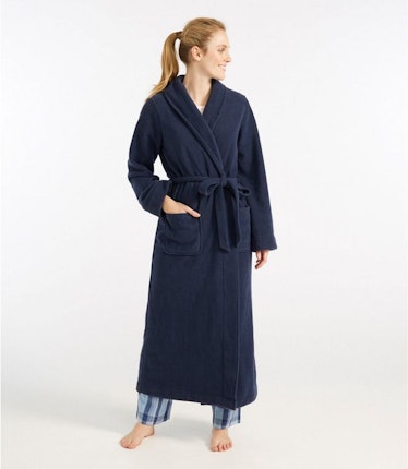 L.L. Bean Women's Winter Fleece Robe, Wrap-Front