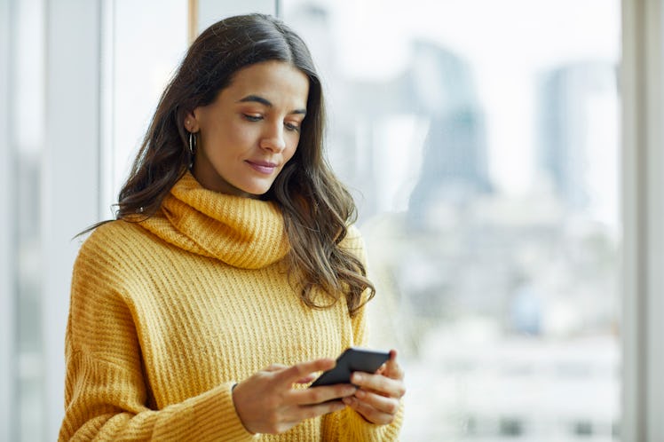 Young woman in sweater