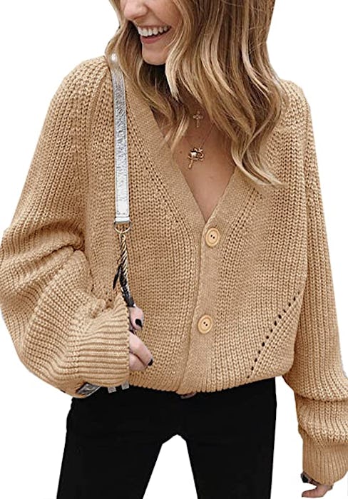 Angashion Cable Knit Cardigan 