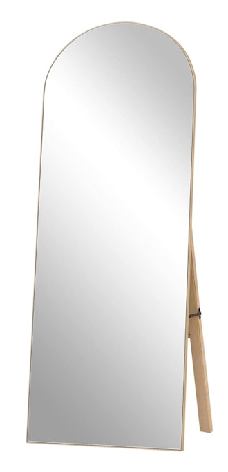 Modern Arch-Crowned Floor Mirror