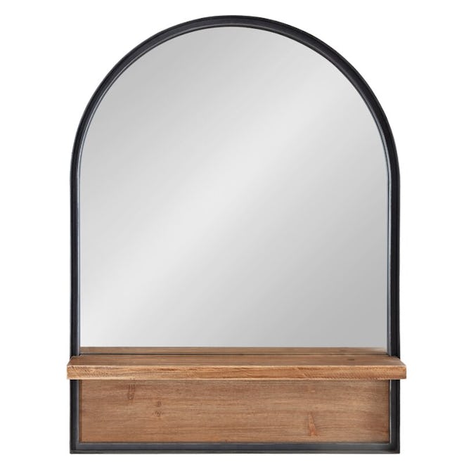 Catoosa Distressed with Shelves Accent Mirror