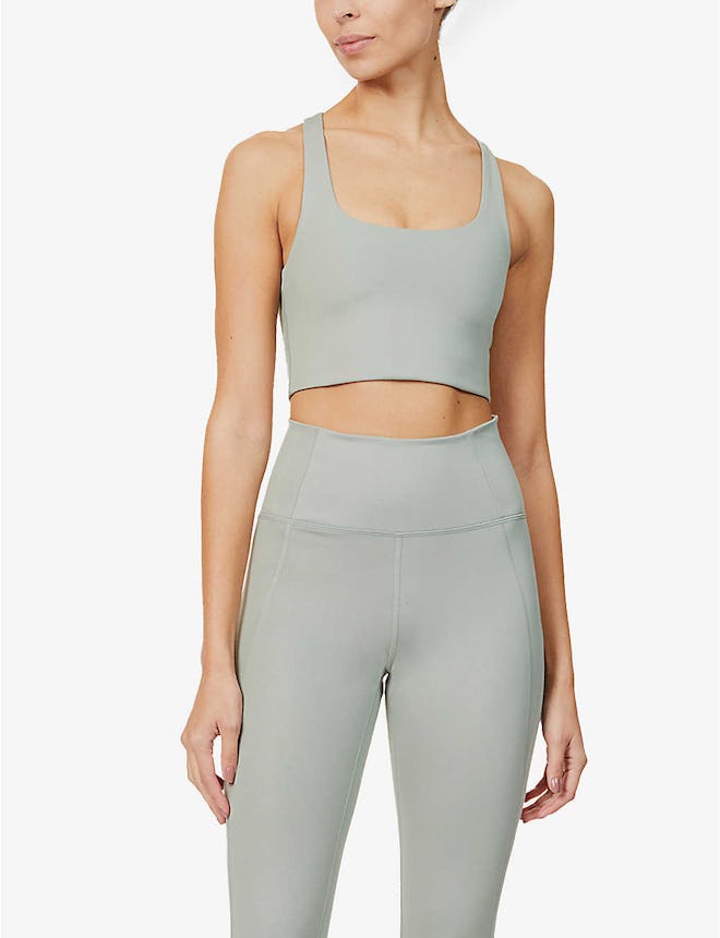 Paloma stretch-jersey sports bra