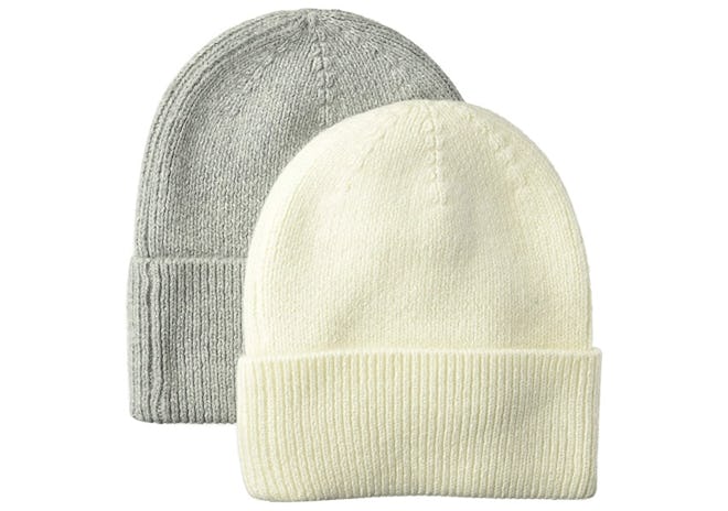 Amazon Essentials Knit Beanies (2-Pack)