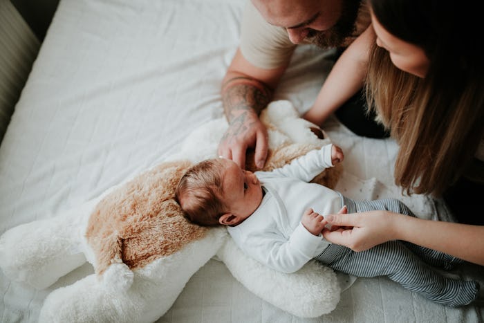 Babies often lose their hair in the first few weeks of life.