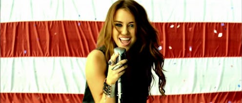 Miley Cyrus' song "Party in the USA" has reentered the iTunes charts following Joe Biden's victory.
