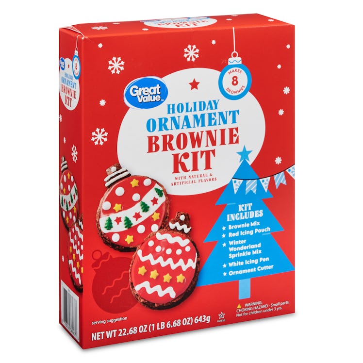Great Value Holiday Ornament Brownie Kit