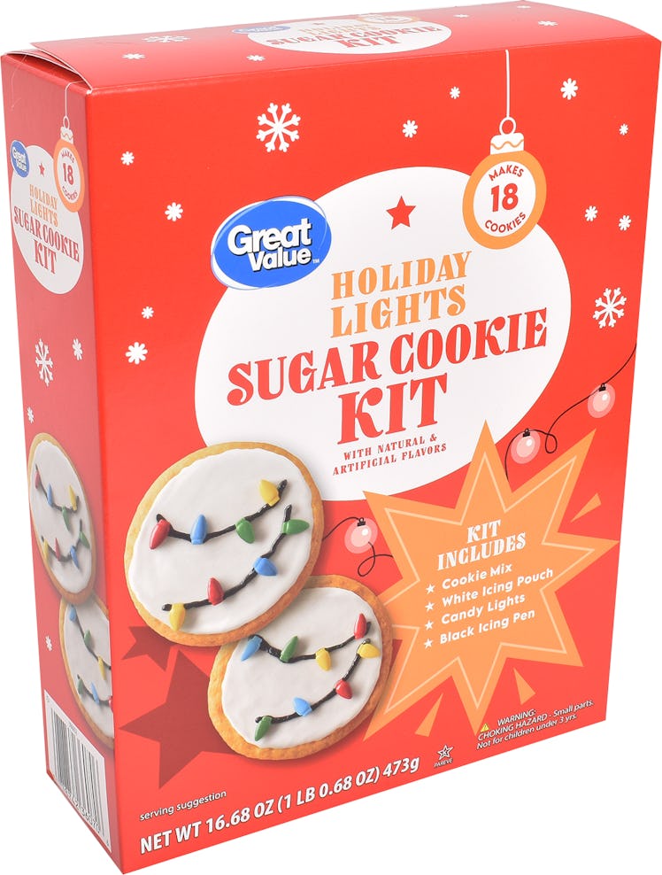 Great Value Holiday Christmas Lights Sugar Cookie Kit
