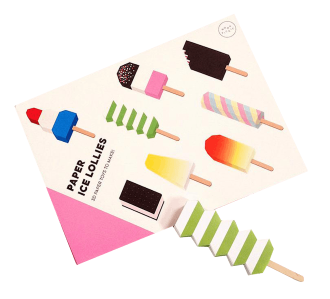 Moon Picnic Paper Ice Lollies Craft Kit (4+)