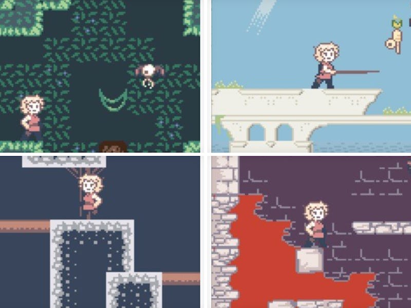 Coria and the Sunken City is a new game being created for the decades-old Nintendo Game Boy.