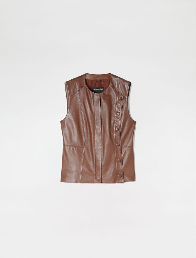Nappa Leather Gilet