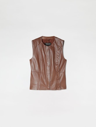 Nappa Leather Gilet