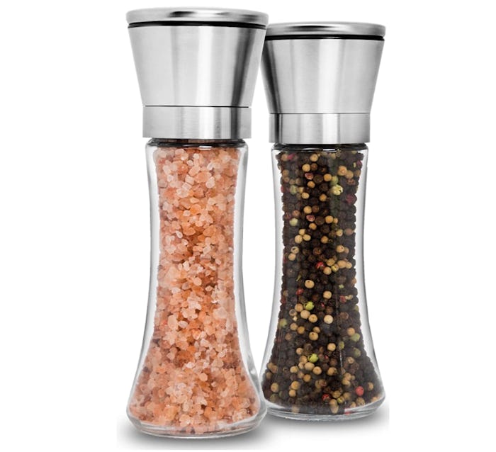 Home EC Stainless Steel Salt and Pepper Grinder Set