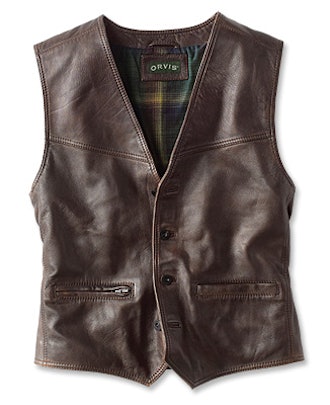 Powderhorn Leather Vest