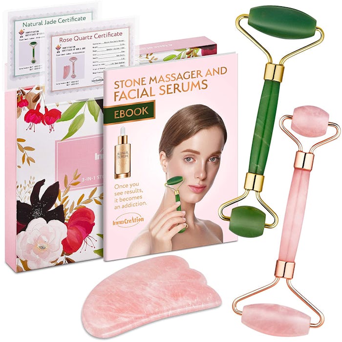 Innocreation Face Roller and Gua Sha Set