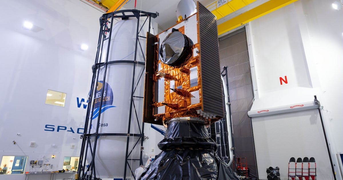 Incredible images show NASA's Sentinel-6 is ready for lift off