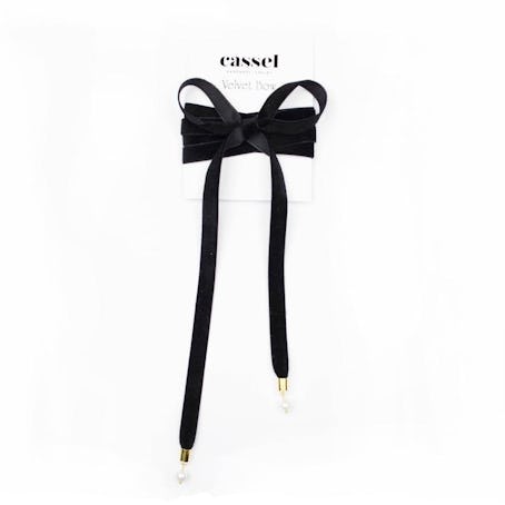 Casseljewelry Black Velvet Necklace