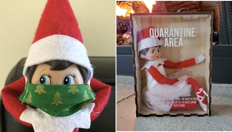 These Elf On The Shelf Quarantine Items To Buy On Etsy Are So 2020